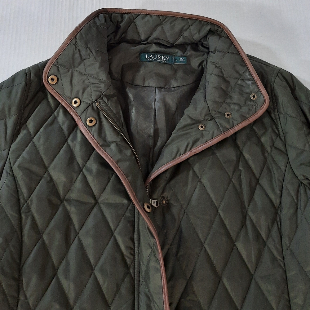 Lauren Ralph Lauren Long Quilted Coat - Picture 8 of 8